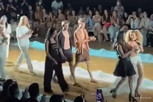 João e Francisco Hilbert no SPFW - Filhos da Atriz e apresentadora Fernanda Lima